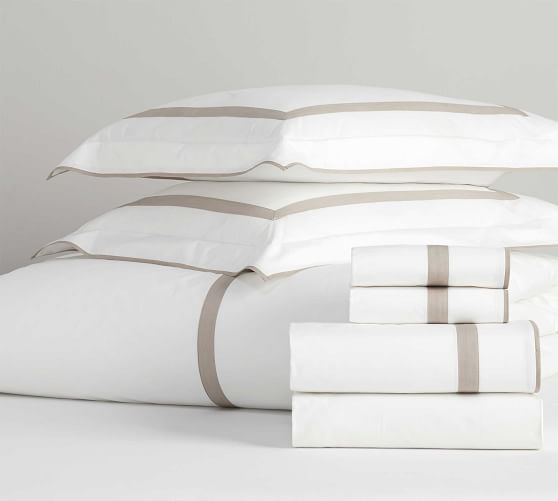 Morgan Organic Percale Bedding Set Pottery Barn