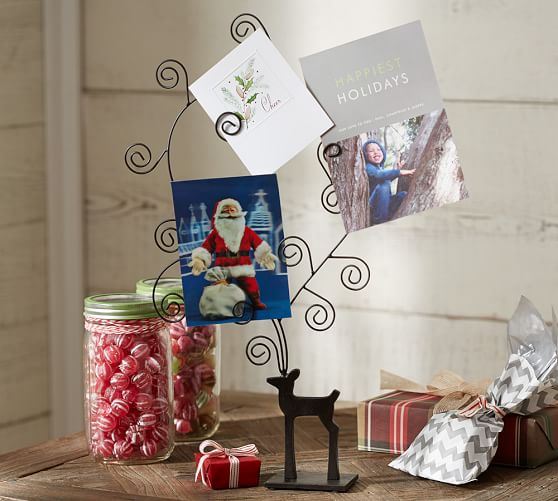 Reindeer Card Holder Pottery Barn