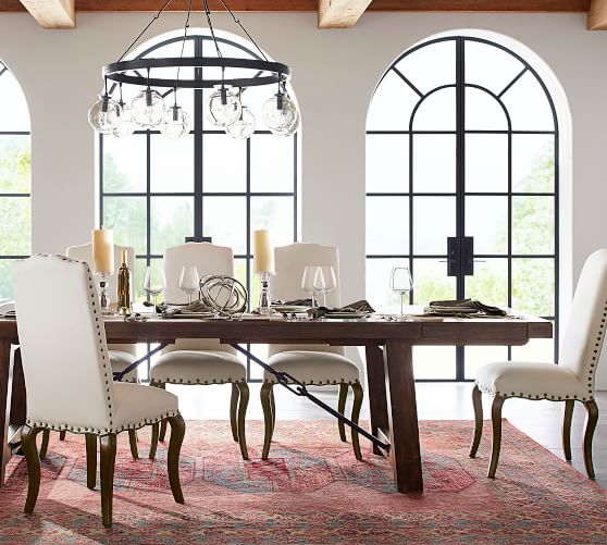 Benchwright Extending Dining Table Alfresco Brown