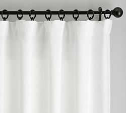 emery linen grommet blackout curtain