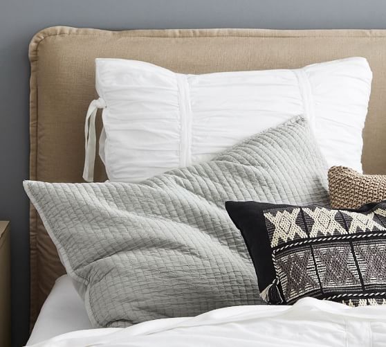 Carissa Upholstered Headboard Pottery Barn