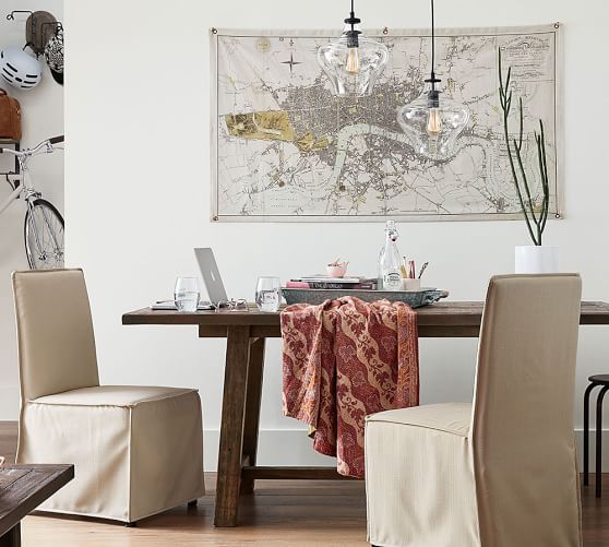 London Map Canvas Wall Art Pottery Barn