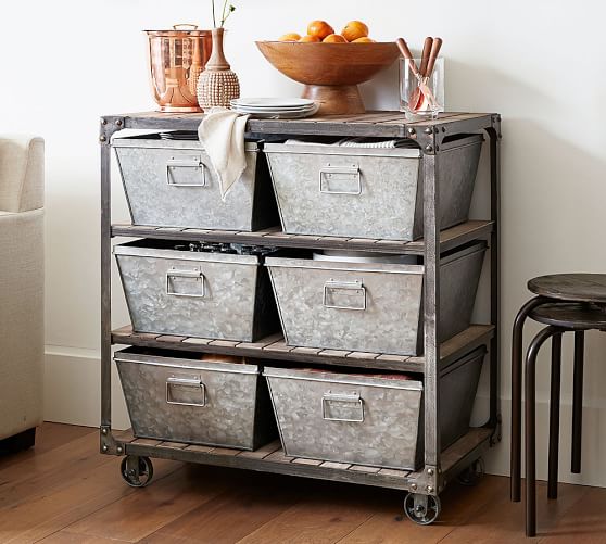 Turlock Storage Table Pottery Barn