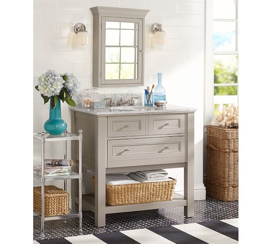 Hotel Wall Mounted Medicine Cabinet Pottery Barn