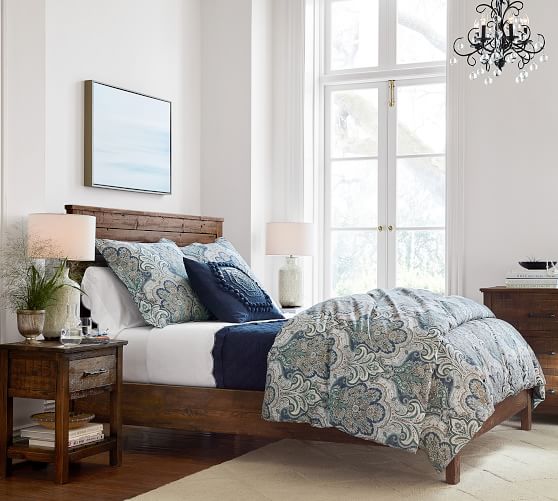 Jordana Percale Patterned Duvet Cover Sham Pottery Barn