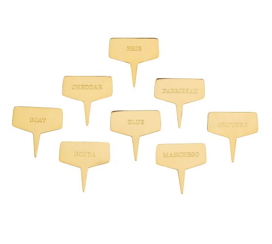 Stamped Cheese Markers Pottery Barn