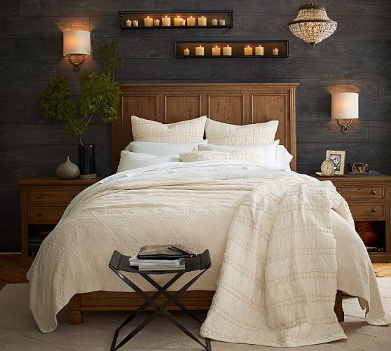 Ella Ruched Quilt Sham Pottery Barn