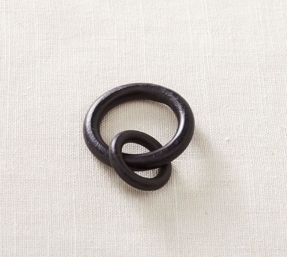 Cast Iron Curtain Round Rings Pottery Barn