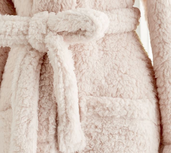 Peignoirs en fausse fourrure Teddy Bear. Ayez vous-même un petit décor de Noël confortable, de la fausse fourrure et de l'hygiène.