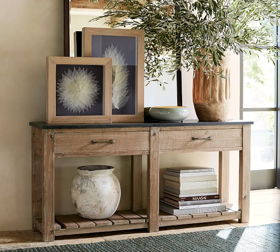 Parker Reclaimed Wood Console Table Pottery Barn