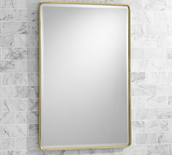 Vintage Fixed Mirror Pottery Barn