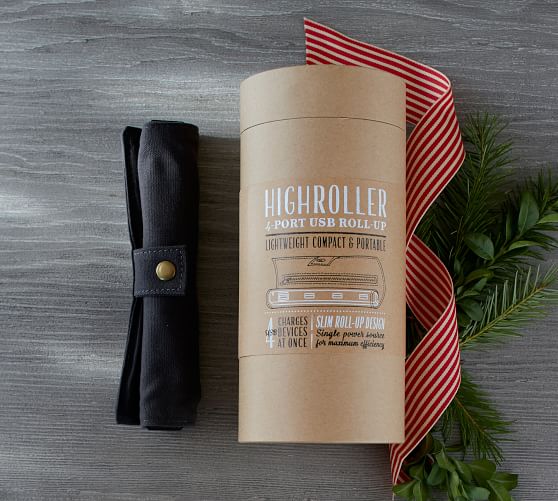 High Roller 4 Port Usb Roll Up Pottery Barn