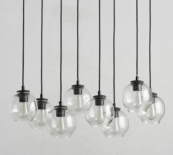 Milo 8 Light Chandelier Pottery Barn