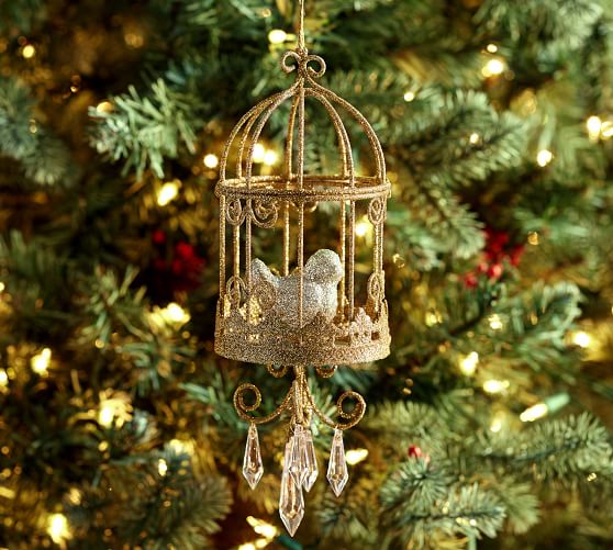 Bird Cage Christmas Ornament Pottery Barn