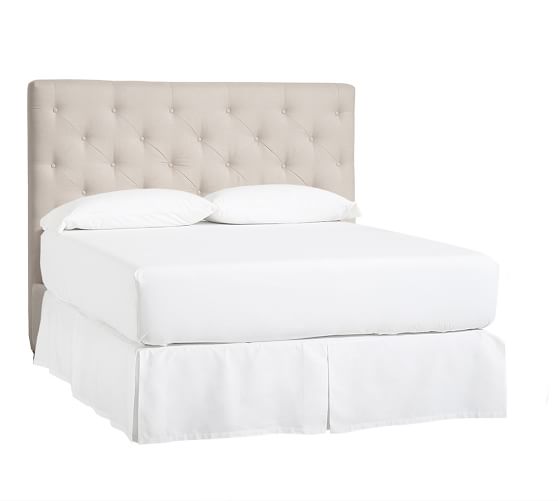 Lorraine Tufted Low Bed Pottery Barn