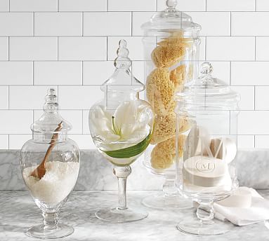 Pb Classic Glass Apothecary Jars Pottery Barn