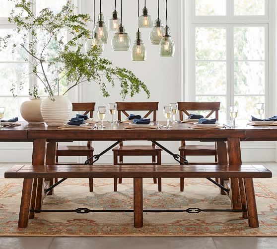 Benchwright Dining Bench Pottery Barn