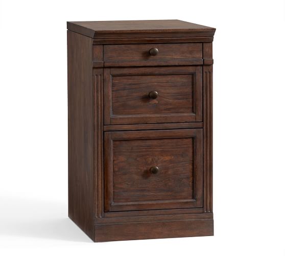 Charcoal Livingston Single 2 Drawer Filing Cabinet Pottery Barn