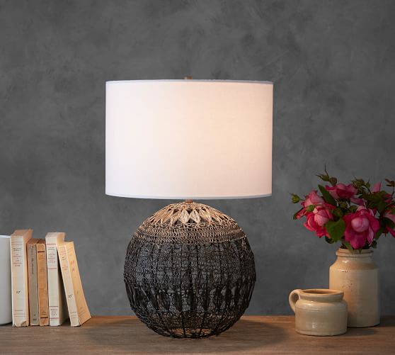 Penelope Delicate Wire Table Lamp Pottery Barn