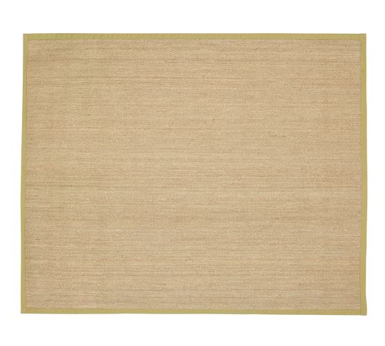 Color Bound Seagrass Rug Sprout Pottery Barn