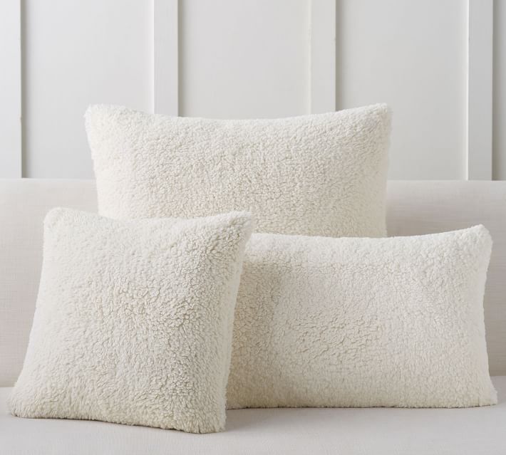 Faux Sheepskin Pillow Covers