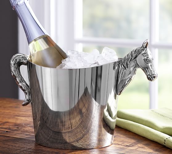 Equestrian Ice Bucket Pottery Barn