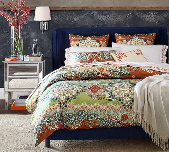 Rochella Upholstered Bed Pottery Barn