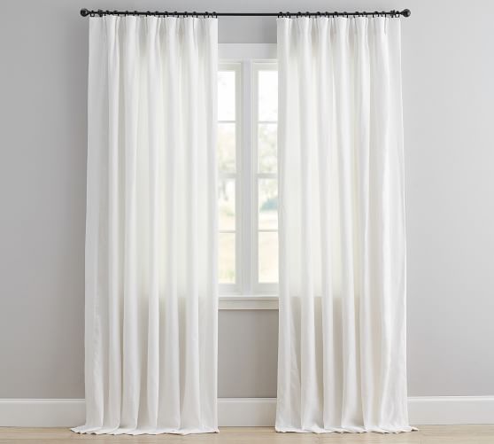 Monique Lhuillier Miranda Velvet Trim Curtain Pottery Barn