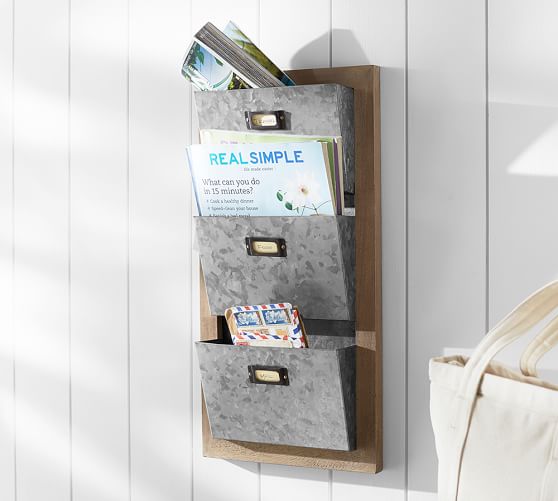 Seadrift Modular System 3 Tier Letter File Bin Pottery Barn