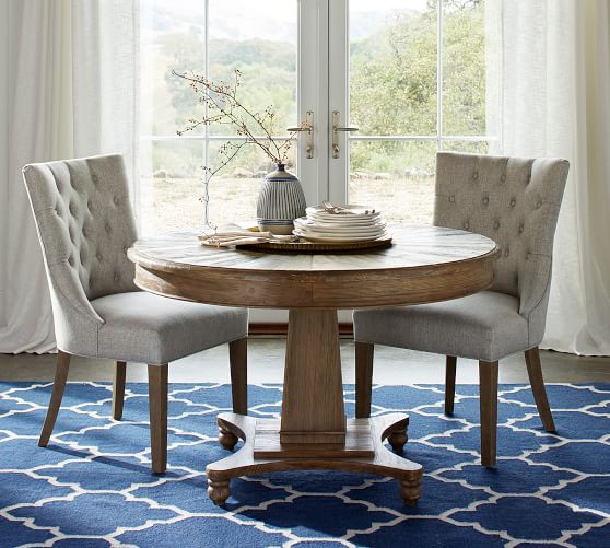Roma Pedestal Dining Table Pottery Barn
