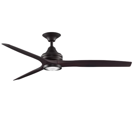 60 Spitfire Indoor Outdoor Ceiling Fan Dark Bronze Pottery Barn