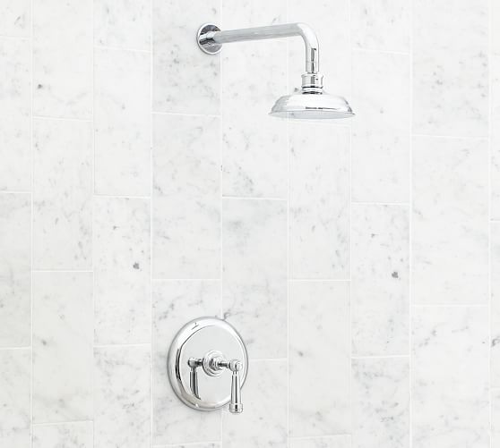 Reyes Pressure Balance Lever Handle Shower Faucet Set Pottery Barn