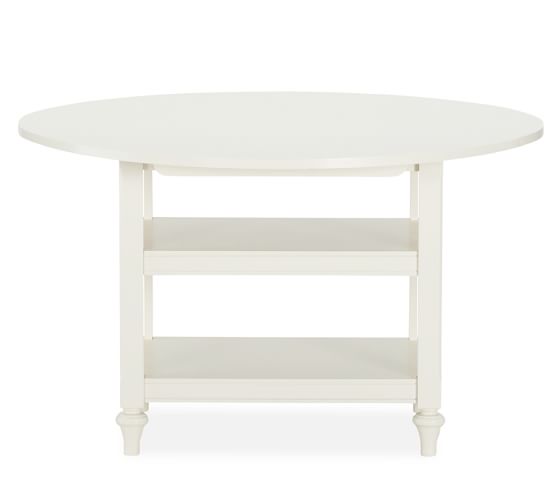Shayne Drop Leaf Kitchen Table Antique White Pottery Barn