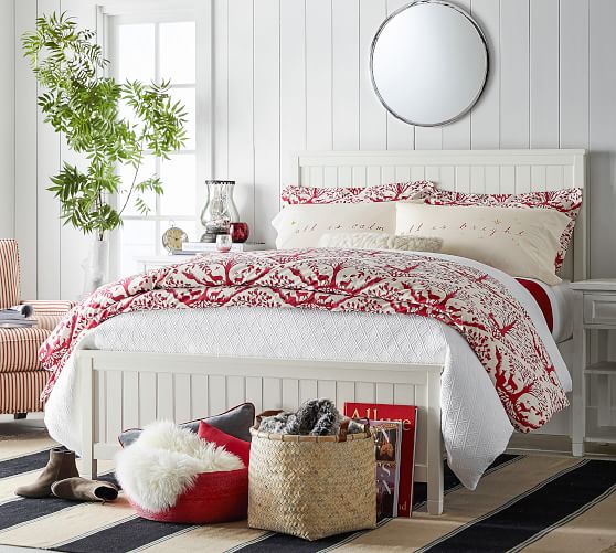 Ellyn Print Patterned Duvet Cover Shams Pottery Barn