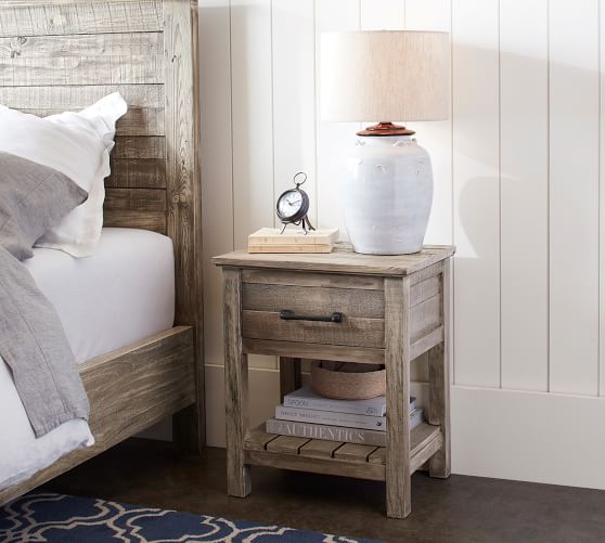 Paulsen Reclaimed Wood Nightstand Pottery Barn