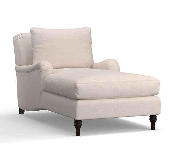 Carlisle Upholstered Chaise Pottery Barn