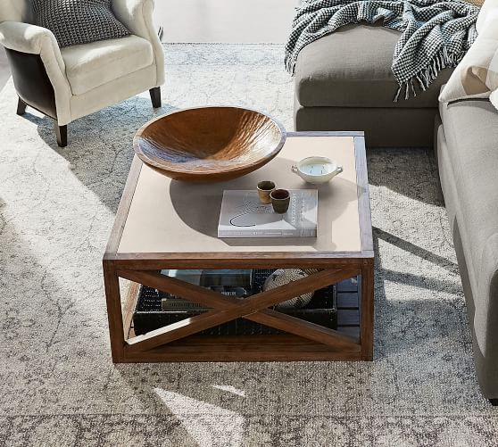 Grove Square Coffee Table Pottery Barn