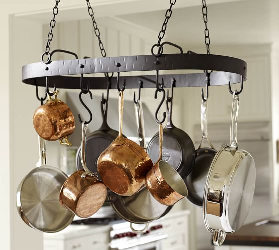 Vintage Blacksmith Pot Rack Kitchen Accessories Pottery Barn