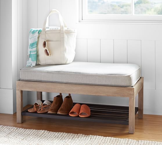 Pottery Barn Shoe Bench