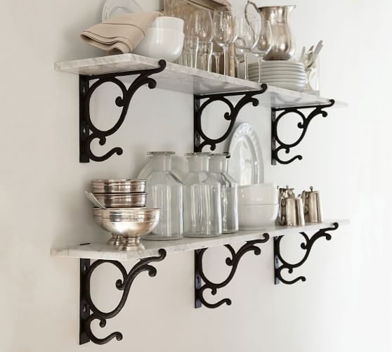 Markham Marble Shelves Pottery Barn