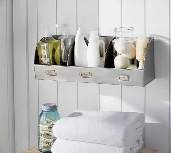 Lombard Laundry 3 Compartment Container Pottery Barn