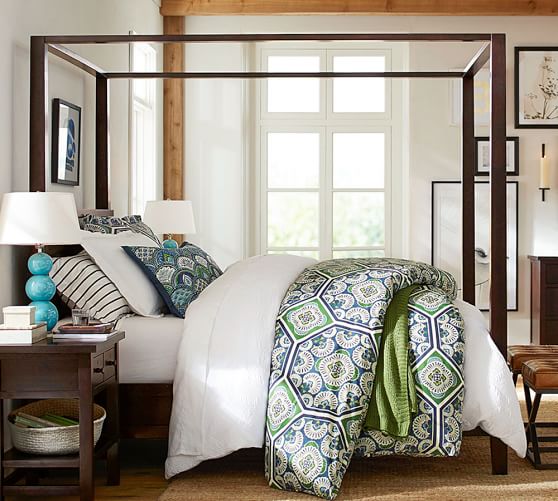 Soleil Patterned Duvet Cover Sham Pottery Barn