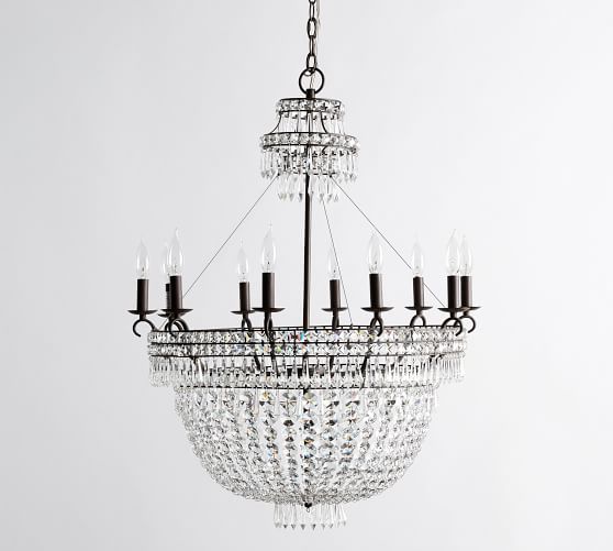 Ella Crystal Chandelier Pottery Barn