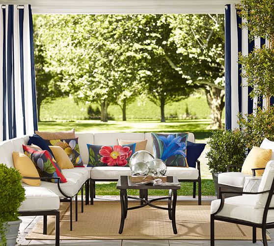 Riviera Outdoor Sectional Components Pottery Barn