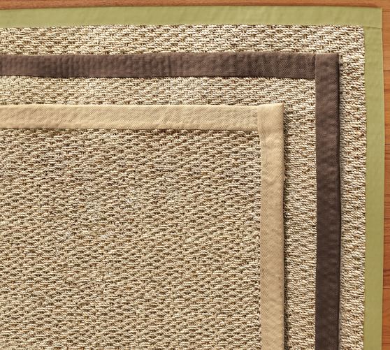 Color Bound Seagrass Rug Sprout Pottery Barn