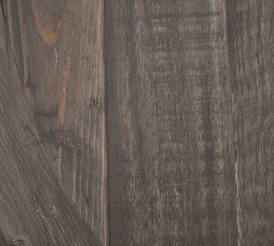 Hart Reclaimed Wood Pedestal Extending Dining Table Driftwood