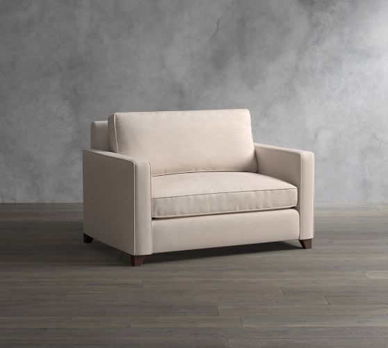 Cameron Square Arm Upholstered Twin Sleeper Sofa With Memory Foam Mattress Cameron Square Arm Upholstered Twin Sleeper Sofa With Memory Foam Mattress
