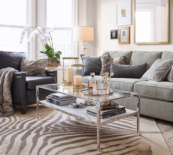 Zebra Printed Rug Pottery Barn