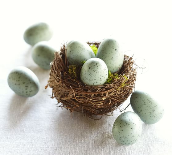 Speckled Blue Robin S Eggs Vase Filler Pottery Barn