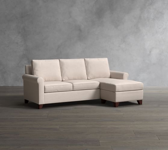 Cameron Roll Arm Upholstered Sleeper Sofa With Reversible Storage Chaise Cameron Roll Arm Upholstered Sleeper Sofa With Reversible Storage Chaise